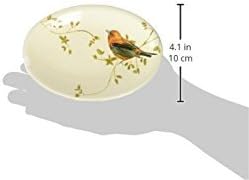 Avanti Linens - Soap Dish, Countertop Bathroom Accessories, Nature Inspired Home Decor (Gilded Birds Collection)