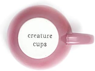 Creature Cups RABBIT Ceramic Cup (11 Ounce, Blush Pink) - Hidden 3D Animal Inside Mug Emerges As You Drink - Woodland Critter - Holiday and Birthday Drinkware Gift for Coffee & Tea Lovers
