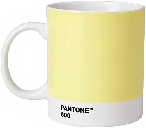 Pantone Mug, Coffee/Tea Cup, fine China (Ceramic), 375 ml, Light Yellow, 600 C, One Size