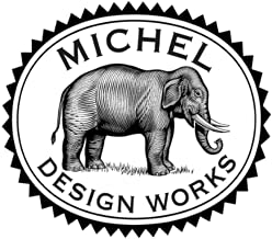 Michel Design Works Triple-milled and Handmade Large Bath Soap Bar, Eucalyptus & Mint Scent and Design with Shea Butter, Long Lasting 8.7oz Bar