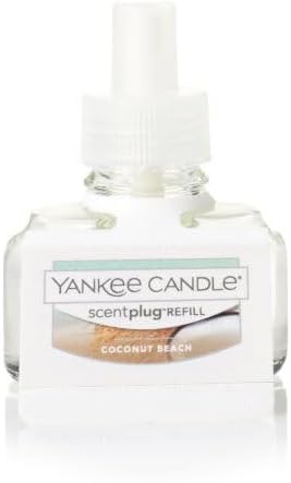Yankee Candle Tropical Breeze Variety Pack - Scent Plug Diffuser Seashell, Scent Plug Refill Pink Sands and Coconut Beach Variety Pack
