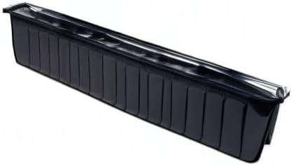 Poly-Pro Plastic Flower Box Planter, Black, 36-Inch