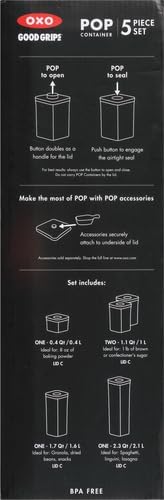 OXO Good Grips 5-Piece POP Container Set (Pack of 2)