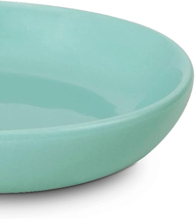 SEDLAV Ceramic Soap Dish, Soap Dish, Soap Holder, Bar Soap Holder, Bathroom Soap Holder (Mint)