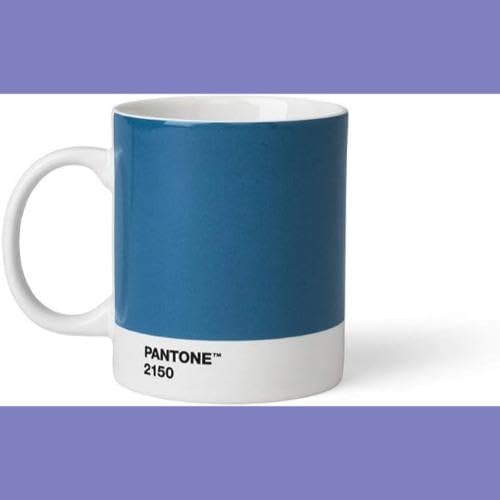 Pantone Mug, Coffee/Tea Cup, fine China (Ceramic), 375 ml, Blue, 2150 C, 1 Count (Pack of 1)