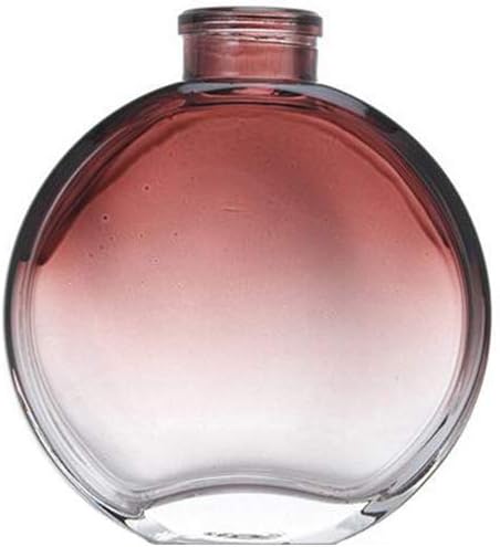 1Pcs 150ml/5oz Empty Refillable Glass Diffuser Bottles Aromatherapy Jar Container Fragrance Accessories Use for DIY Replacement Reed Diffuser Sticks Sets Essential Oils Crafts Decor Brown Gradient