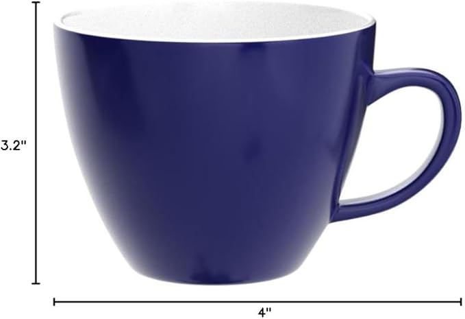 creature cups Elephant Ceramic Cup (11 Ounce, Cobalt Blue) - Hidden Animal Inside - Holiday and Birthday Gift for Coffee & Tea Lovers