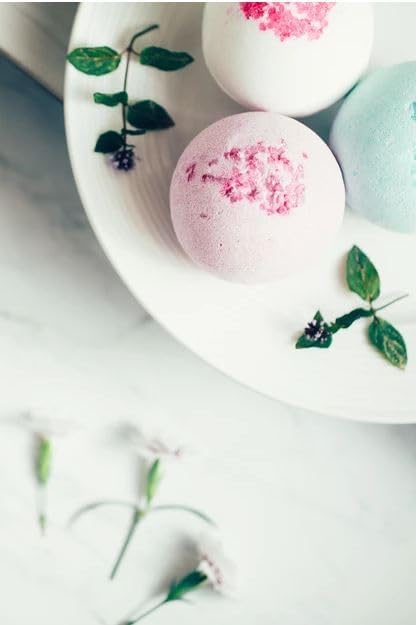 Bath Bombs for Women - Bath Bomb Gift Set of 6 with Moisturizing Shea Butter Self Care Relaxing Gift Ideas for Wife Girlfriend Mothers Day Fizzing Floating Bubble Bathbomb Spa kit