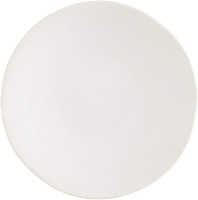 Fortessa Vitraluxe Dinnerware Heirloom Matte Finish Bread & Butter Plate 6.25-Inch, Linen, Set of 4