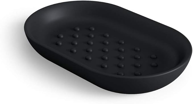 Umbra Junip Oval Soap Dish Black