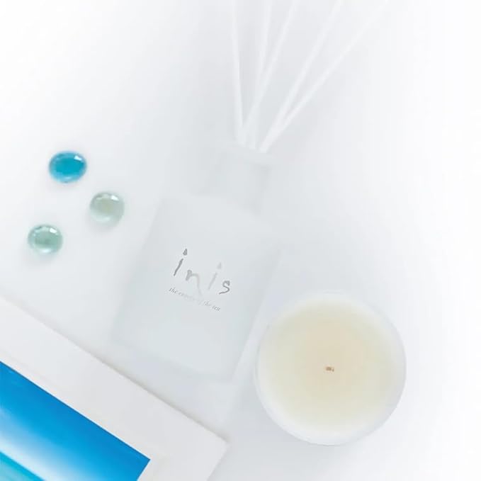 Inis The Energy of The Sea Fragrance Diffuser Set - Diffuser for Home - Reed Diffuser - Reed Diffuser for Home - Scent Diffuser for Home - Oil Diffuser - Essential Oil Diffuser - 3.3 Fluid Ounce