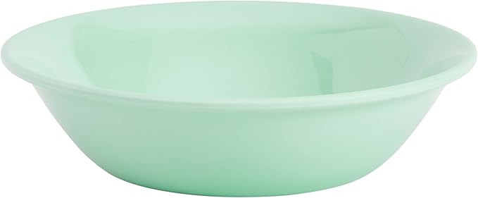 Tabletops Gallery 12 Piece Light Green Melamine Dinnerware Set Plates Bowls for Indoor Outdoor Use, Service for 4, Mint