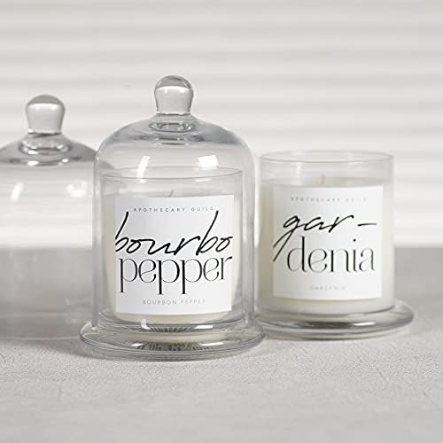 Zodax | Rio De Janeiro | Apothecary Guild Scented Candle Jar with Glass Dome | 68 Hour Burn Time