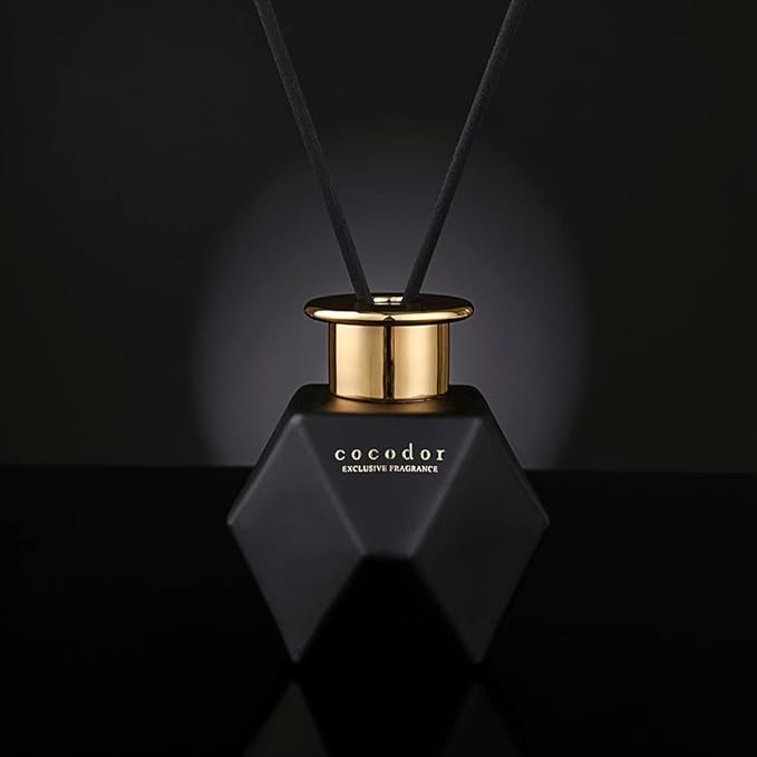COCODOR Black Golden Reed Diffuser/Healing Fougere/6.7oz(200ml)/Home Decor & Office Decor, Fragrance and Gifts, Aromatherapy, Mother's Day