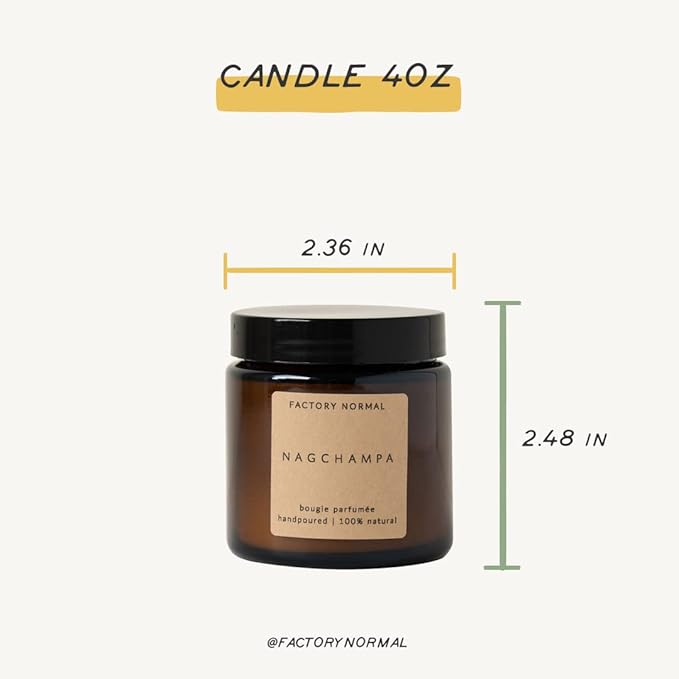 Cleopatra Floral Scented Soy Candles, Factory Normal Handmade Amber Jar Candle, 4oz, 18 Hour Burn Time