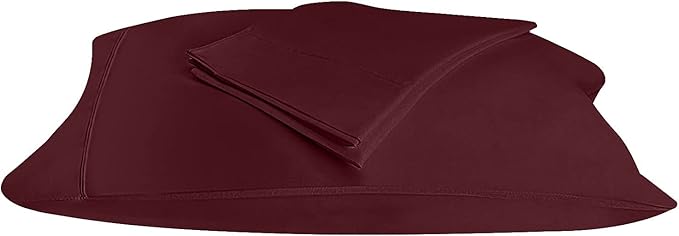 Utopia Bedding King Pillow Cases - 2 Pack - Envelope Closure - Soft Brushed Microfiber Fabric - Shrinkage and Fade Resistant Pillow Covers 20 X 40 Inches (King, Burgundy)