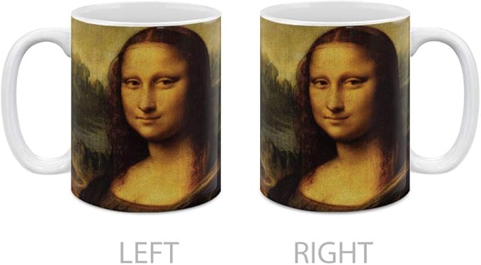MUGBREW Classic Art Mona Lisa Leonardo Da Vinci Ceramic Coffee Mug Tea Cup, 11 OZ