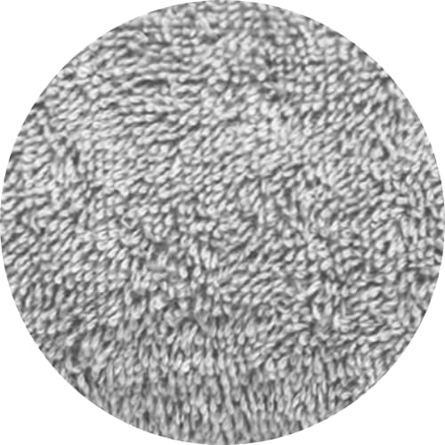 Infinitee Xclusives Luxury 100% Ring-Spun Cotton Hand Towels for Bathroom Set of 6 (16x28 inches) - Soft, Absorbent & Quick-Drying Bath Towels for Bathroom, Gym, Spa & Hotel Use (Charming Grey)