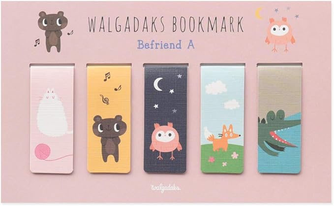 Monolike Magnetic Bookmarks Befriend A, Set of 5