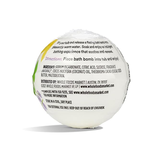 365 by Whole Foods Market, Fizzing Bath Bomb, Lavender Vanilla, 2.8 oz