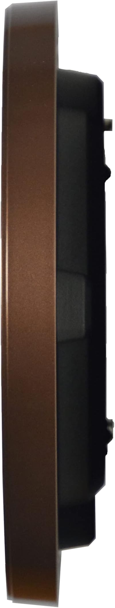 Seiko 11 Inch Oita Wall Clock, Metallic Brown