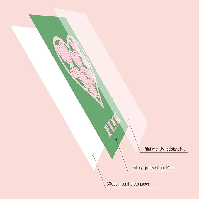 InSimSea Sweet Heart Preppy Wall Decor Aesthetic Wall Pictures for Living Room Pink Green Boho Wall Art Prints Set Danish Pastel Flower Butterfly Wall Posters Collage Abstract Home Decor Bedroom