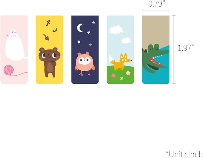 Monolike Magnetic Bookmarks Befriend A, Set of 5