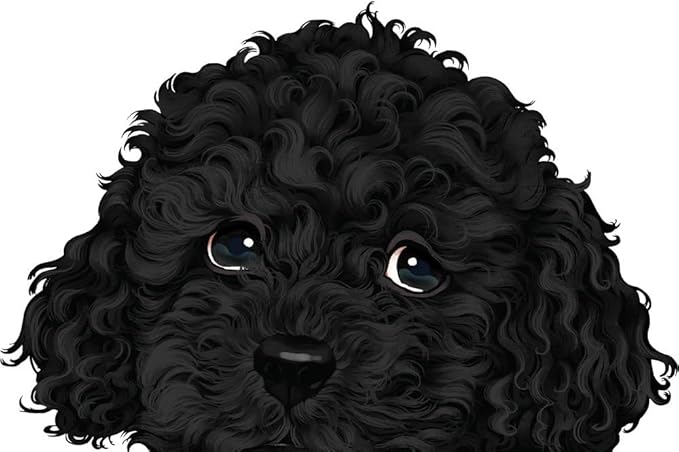 MUGBREW Black Toy Poodle Ceramic Coffee Mug Tea Cup, 11 OZ