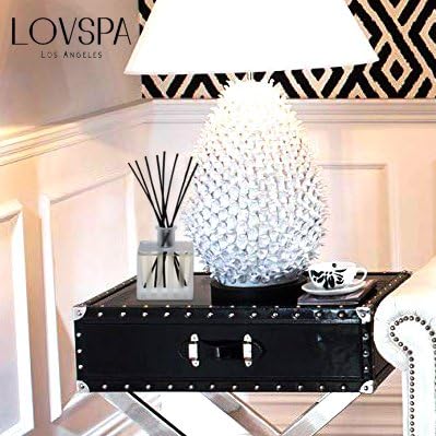 LOVSPA Pomelo Grapefruit Luxury Reed Diffuser Set - Scent Diffuser for Home - Non-Toxic Oil Reed Diffusers - Made in The USA