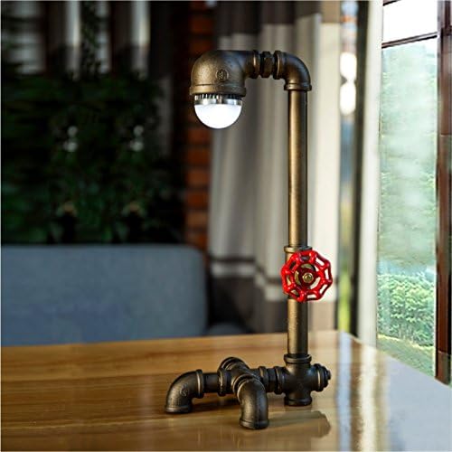 Loft Style 3W LED Lamp, Mr Bathroom, Steampunk Industrial Style, Table Desk Light, LL-006 Daylight (Bronze)