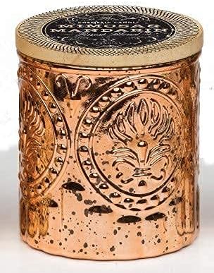 Lotion Candle - Mimosa and Mandarin Scented Massage Candles for Self Care, 5 Oz. Soy Wax Candle with Essential Oil Blends, Coconut Oil, and Vitamin E, 35 Hour Burn Time