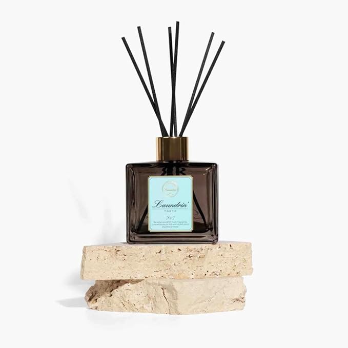Room Diffuser for Home - Scent Diffuser for Home, Room Freshener and Shelf Decor - Elegant Home Fragrance, Ideal Reed Diffusers for Home, Office, and Living Room - 80ml, No. 7