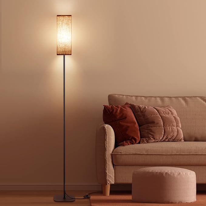 Floor Lampswith LED Bulb for Living Room, Modern LED Standing Lamp Reading Light 3 Color Temperatures Adjustable Bedside Lamps for Bedroom Living Room Office Decor