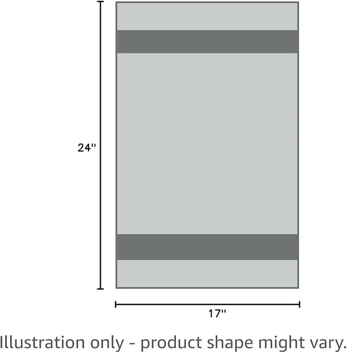 ZiYiJuan Bathroom Rugs, Super Absorbent Luxury Shaggy Chenille Bath Mats, Fruit Green 17x24