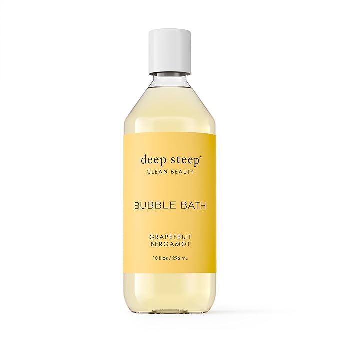 Deep Steep Bubble Bath 10 Ounce (Pack of 1) (10 Fl Oz (Pack of 1), Grapefruit Bergamot)