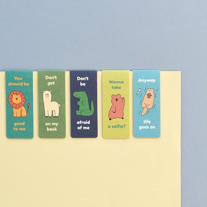 Monolike Magnetic Bookmarks Story Town Ver.1, Set of 5