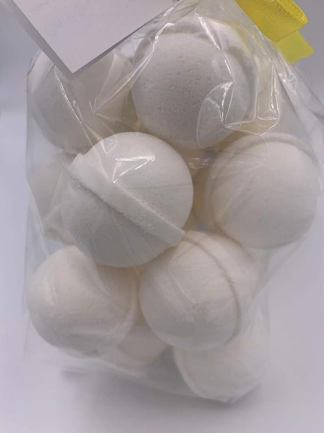 Spa Pure Creamy Coconut BathBombs: 14 Bath Bomb Fizzies with Shea, Mango and Cocoa Butter, Ultra Moisturizing...Great for Dry Skin (14 Count) Pack of 1