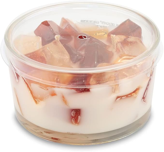 Primal Elements Two Wick Color Bowl Candle, Frosted Gingerbread