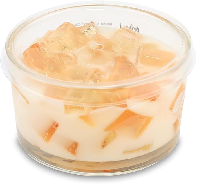 Primal Elements Cinnabun Color Bowl Candle, 9.5oz, 9 Ounce