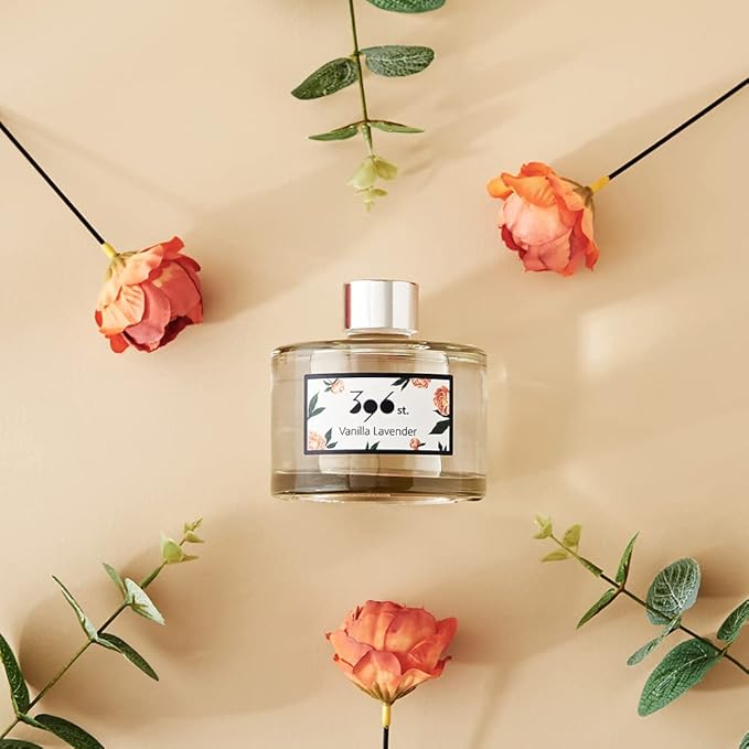 396 st. Peony Flower Reed Diffuser, Red Rose(Also Known as Rose Perfume), 200ml(6.7oz) / Reed Diffuser Sets, Scentsy Home Fragrance, Scented Oils, Home & Bathroom Décor