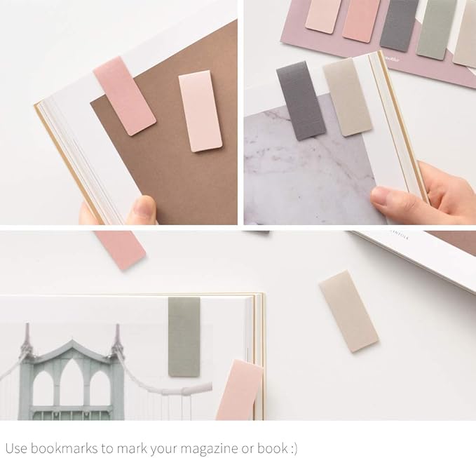 Monolike Magnetic Bookmarks Misty + Ocean, 10 Pieces