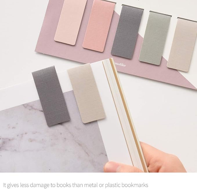 Monolike Magnetic Bookmarks Misty, Set of 5