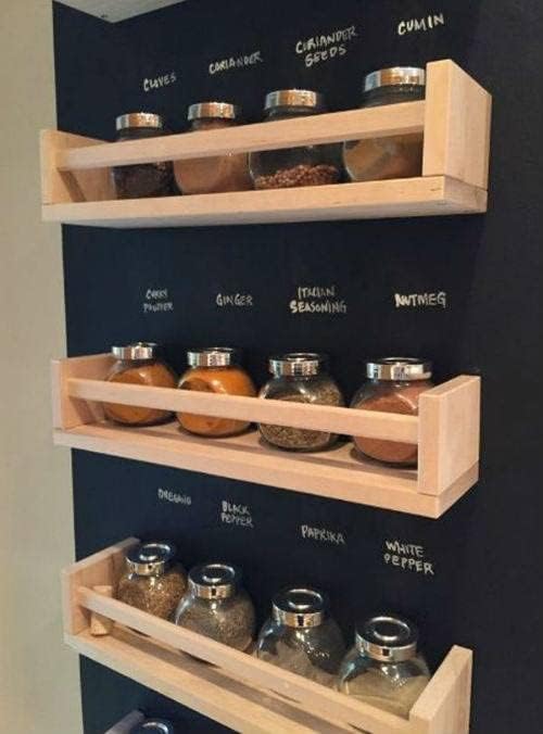 Gneric Floating Shelves for Wall, Burlywood Nursery Book Shelves, 15.7 inch Kids Bookshelf, Wall Shelves for Living Room Bedroom Decor,Kitchen Spice Rack,Bathroom Storage Rack(6 Pack)