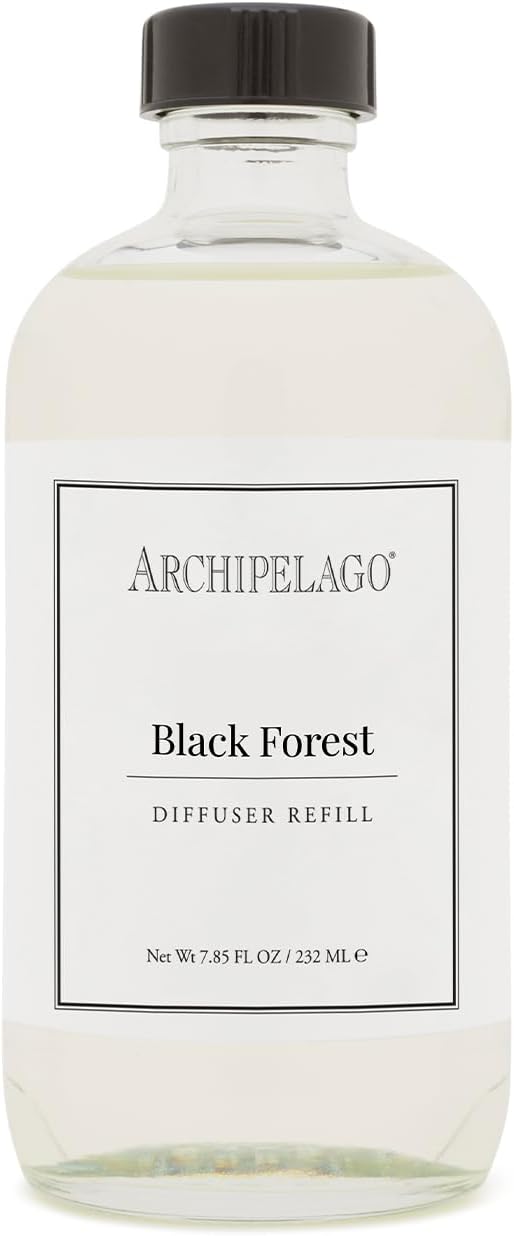 Archipelago Botanicals Black Forest Reed Diffuser Oil Refill, Home Fragrance Oil for Diffuser, Long-Lasting Natural Home Fragrance, Diffuser Oil Scents, 7.85 Fl Oz