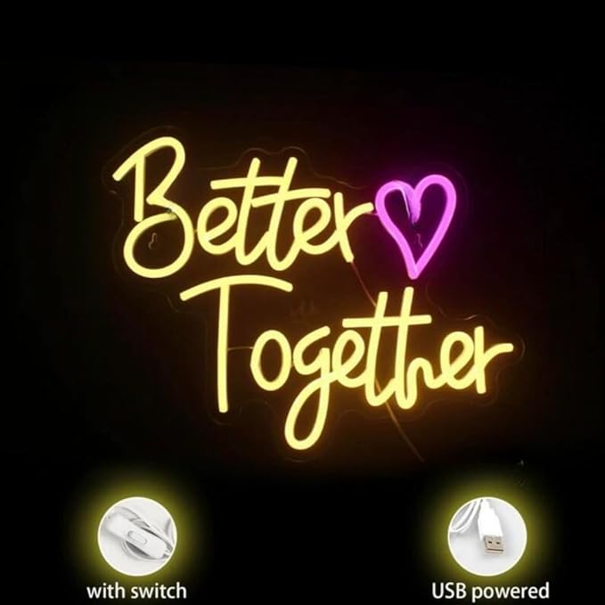 Neon Light Sign LED XOXO Night Lights USB Operated Decorative Marquee Sign Bar Pub Store Club Garage Home Party Decor 15.4''X12.2''
