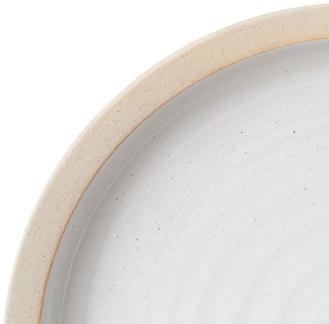 Certified International Artisan 16 piece Dinnerware Set, Set of 4, Off White, Tan