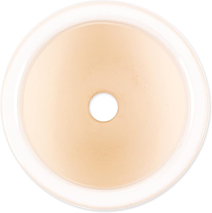 DII Ceramic Planter Collection Herb Pot Set, Cream Round, 13x75x4.5x4