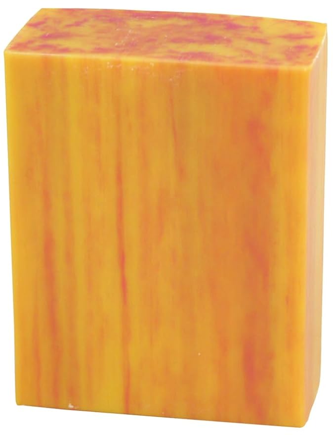 Peach Scented Natural Soap Bars (5 Bars), 3.5oz Moisturizing French Triple Milled Soap Bars Enriched with Shea Butter - Pure Plant Oil Bath & Body