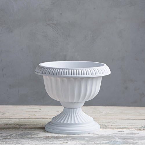 Grecian Urn Planter, Stone, 12-Inch