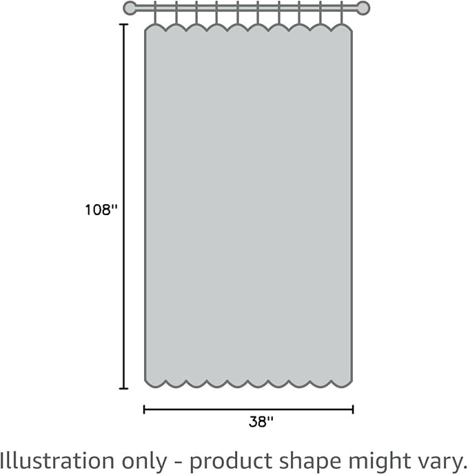 jinchan Taupe Lined Linen Blend Curtains for Closet 108 Inch Extra Long 2 Panels for Floor to Ceiling, 38 Inch Wide Drapes with Rod Pocket Back Tab(38W x 108L, Taupe)